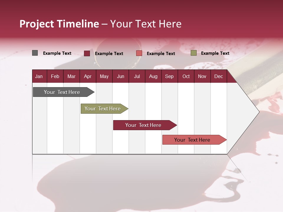 Violence War Gun PowerPoint Template