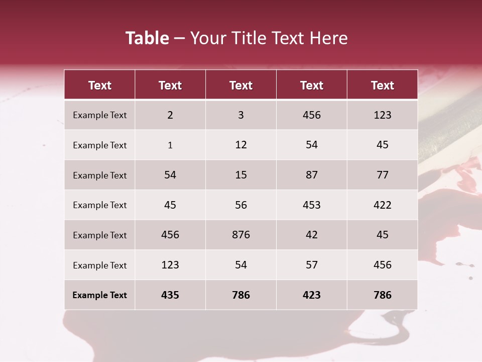 Violence War Gun PowerPoint Template