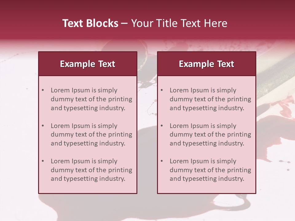 Violence War Gun PowerPoint Template