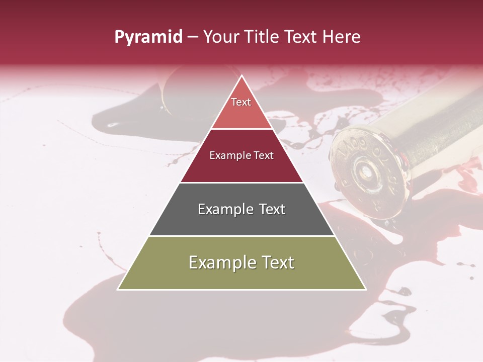 Violence War Gun PowerPoint Template