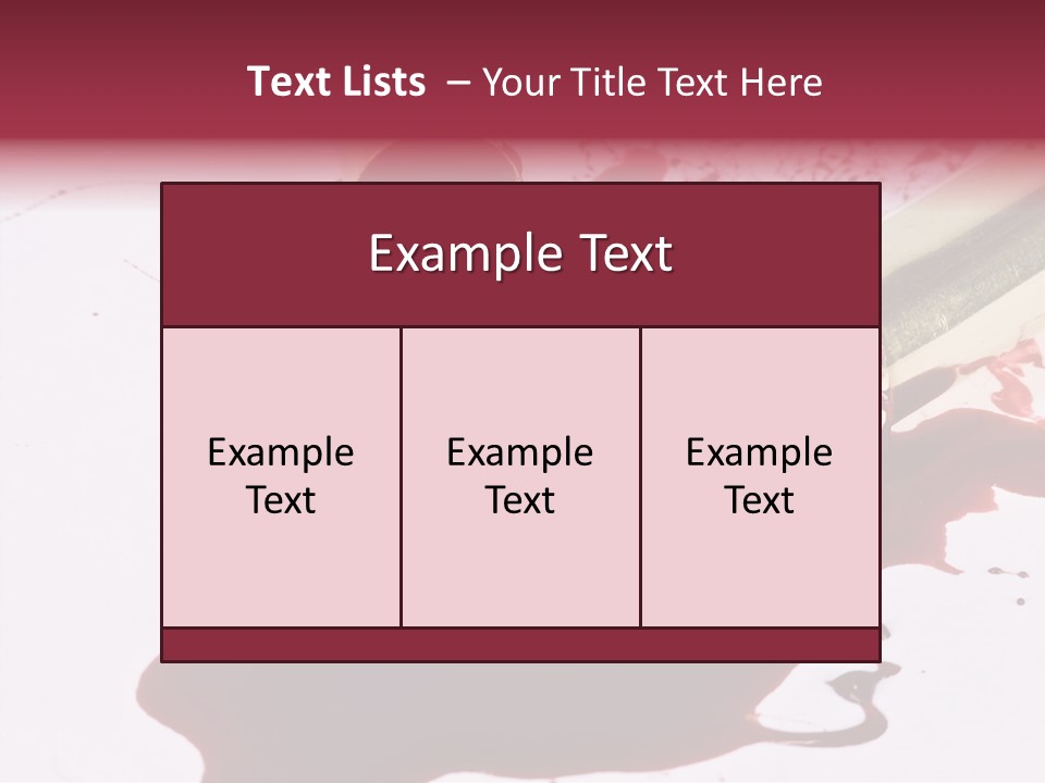 Violence War Gun PowerPoint Template