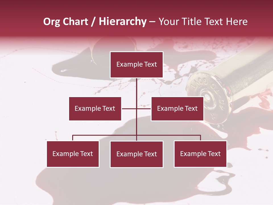 Violence War Gun PowerPoint Template