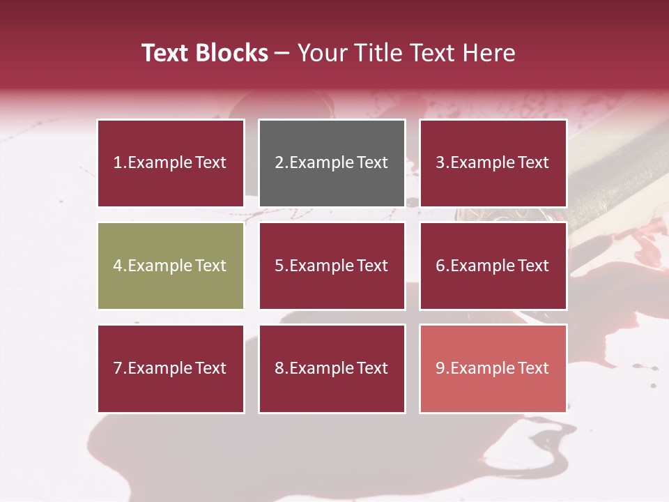 Violence War Gun PowerPoint Template