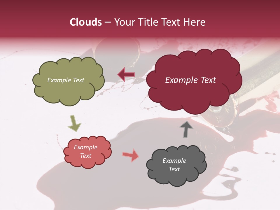Violence War Gun PowerPoint Template