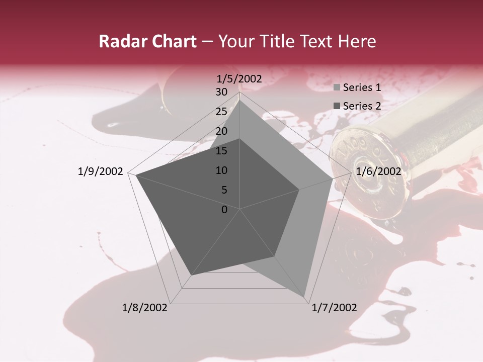 Violence War Gun PowerPoint Template