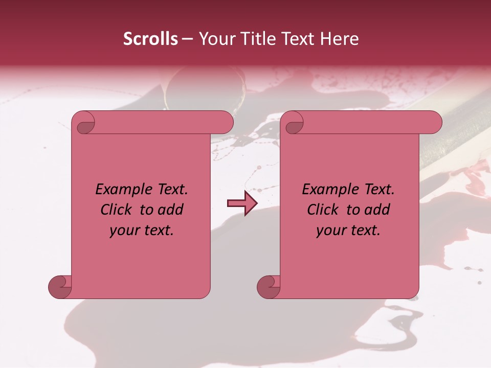 Violence War Gun PowerPoint Template