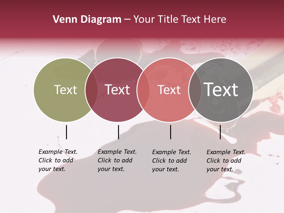 Violence War Gun PowerPoint Template
