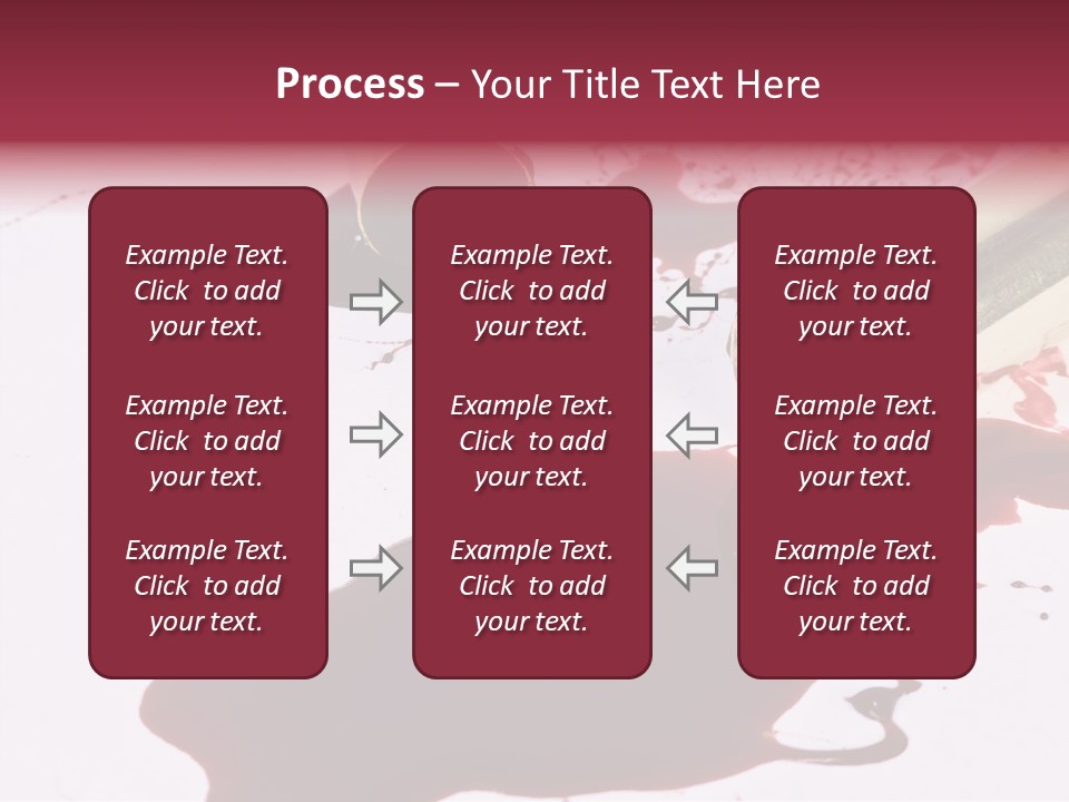 Violence War Gun PowerPoint Template