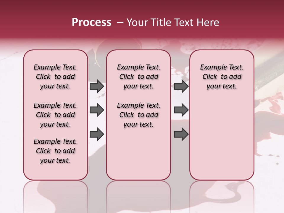 Violence War Gun PowerPoint Template