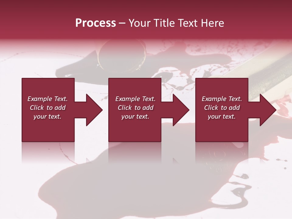 Violence War Gun PowerPoint Template