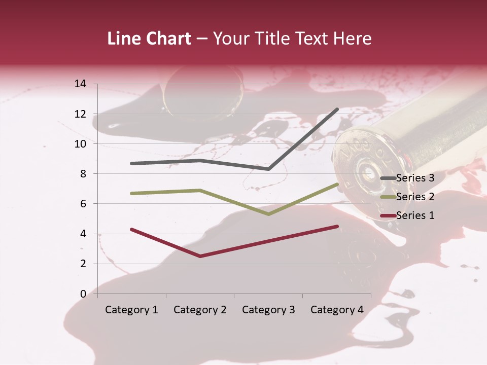 Violence War Gun PowerPoint Template