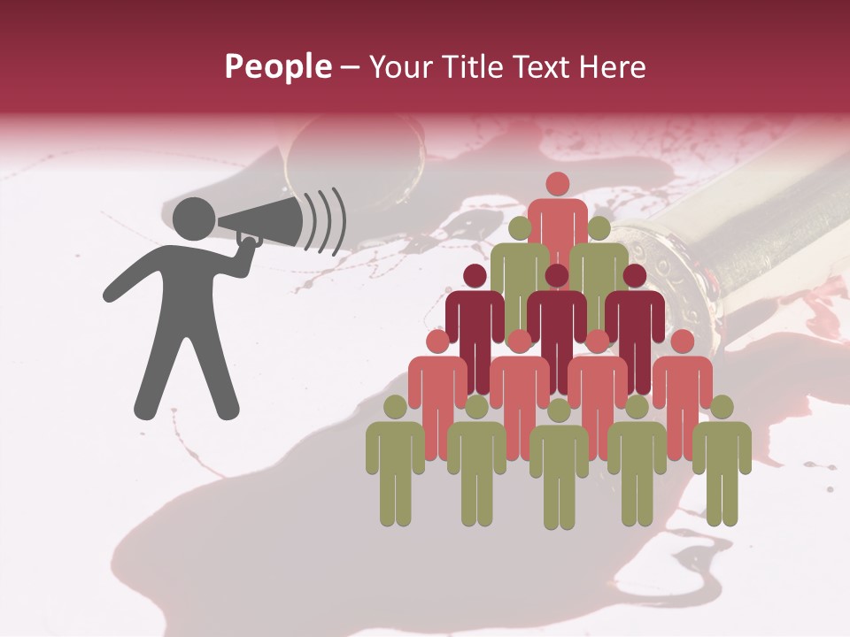 Violence War Gun PowerPoint Template