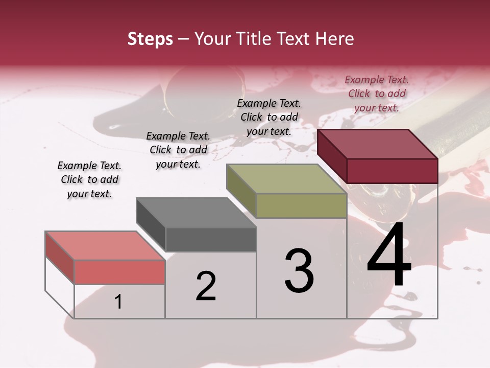 Violence War Gun PowerPoint Template