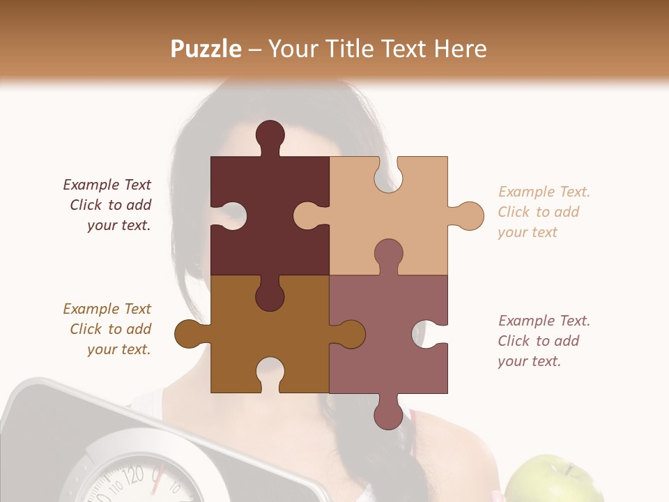 Healthy Fit Sporty PowerPoint Template