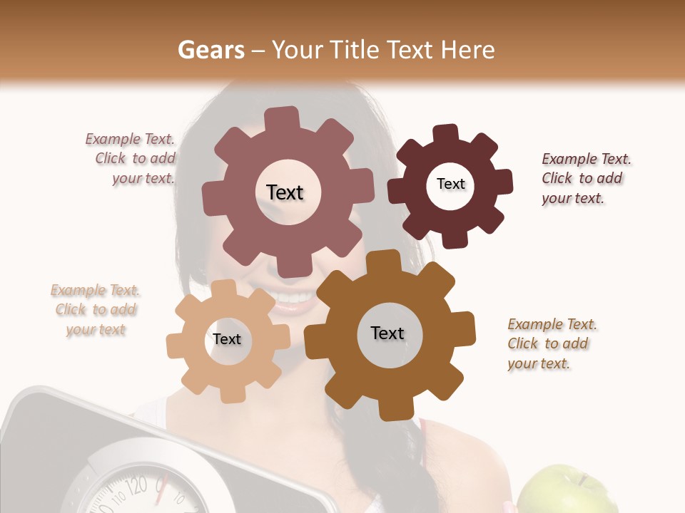 Healthy Fit Sporty PowerPoint Template