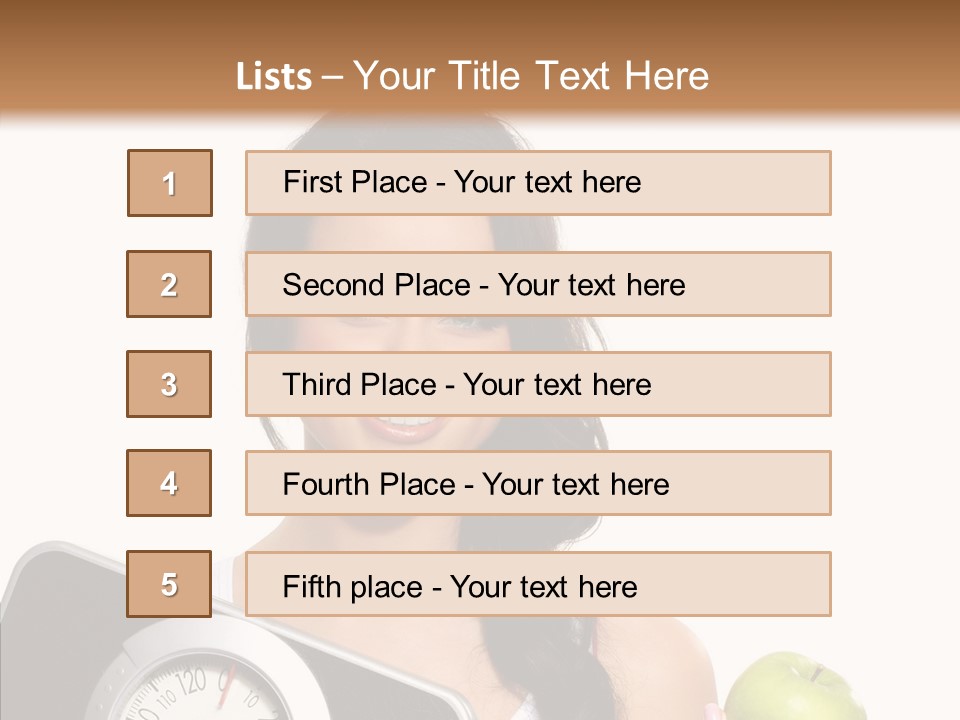 Healthy Fit Sporty PowerPoint Template