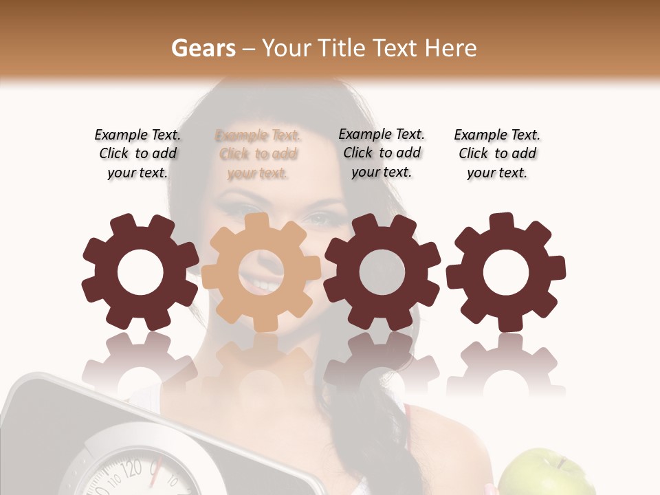 Healthy Fit Sporty PowerPoint Template