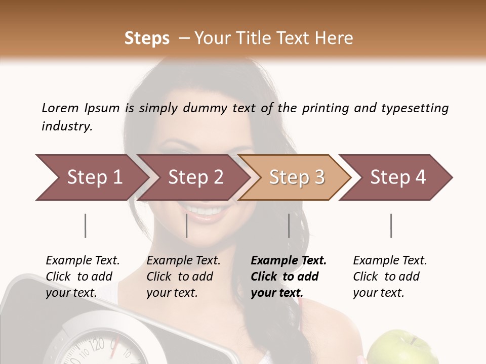 Healthy Fit Sporty PowerPoint Template