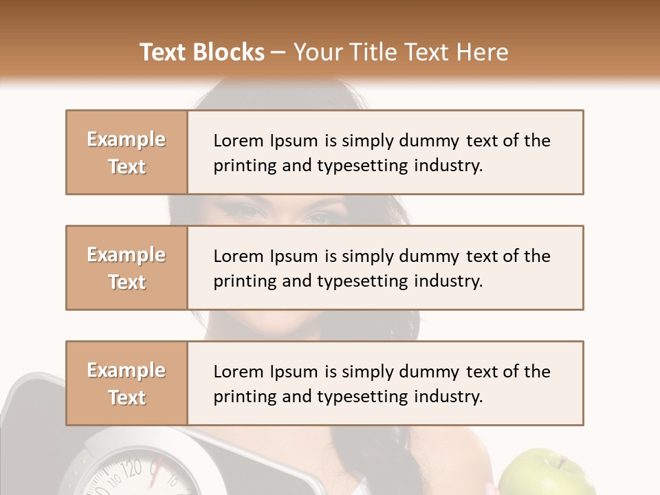 Healthy Fit Sporty PowerPoint Template