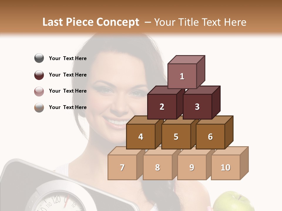 Healthy Fit Sporty PowerPoint Template