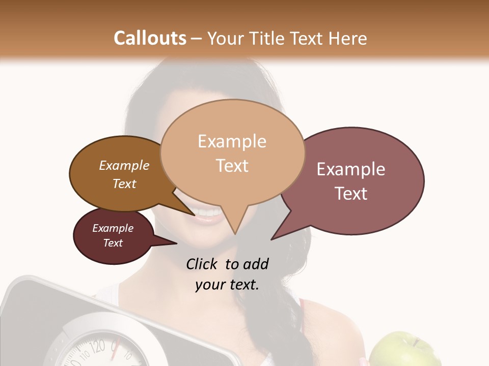 Healthy Fit Sporty PowerPoint Template