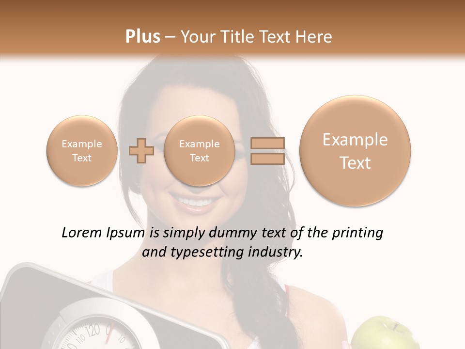 Healthy Fit Sporty PowerPoint Template