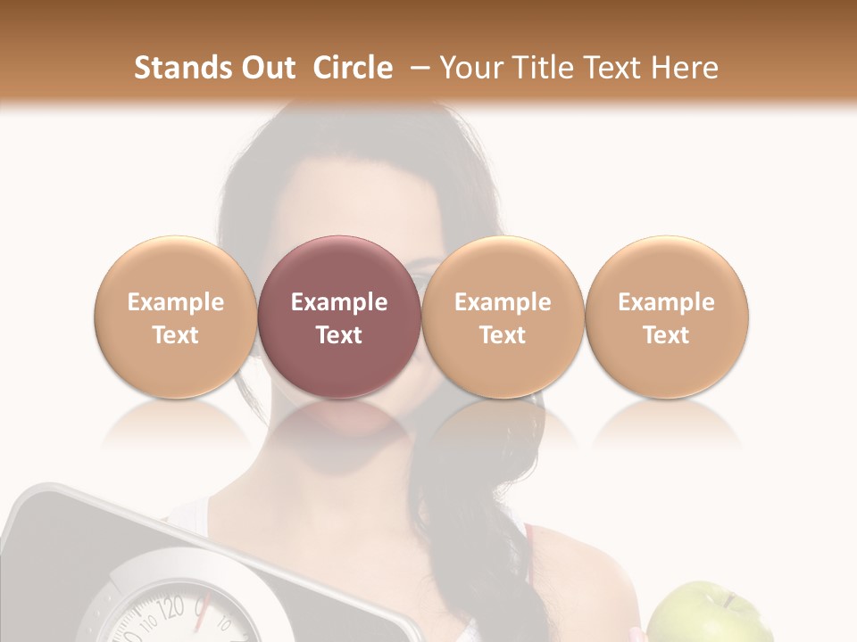 Healthy Fit Sporty PowerPoint Template