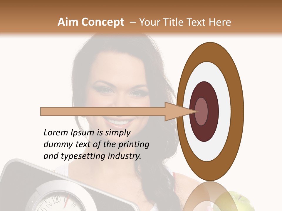 Healthy Fit Sporty PowerPoint Template