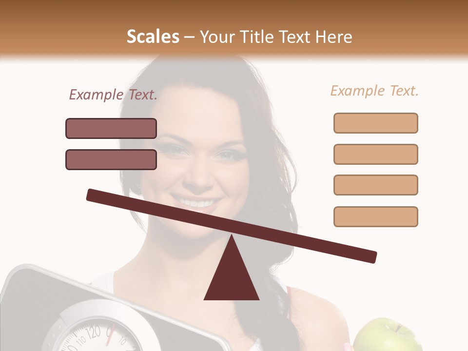 Healthy Fit Sporty PowerPoint Template