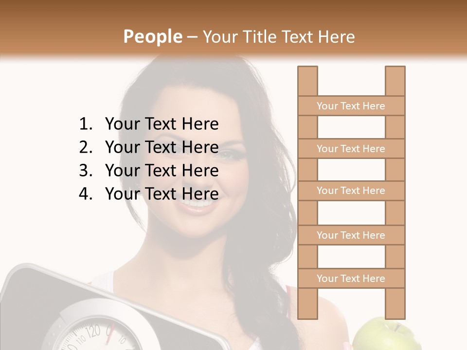 Healthy Fit Sporty PowerPoint Template