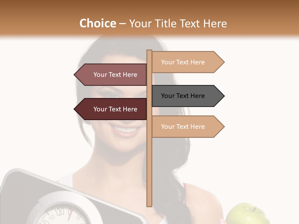 Healthy Fit Sporty PowerPoint Template