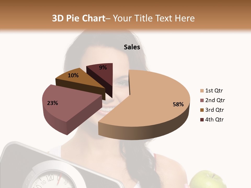 Healthy Fit Sporty PowerPoint Template