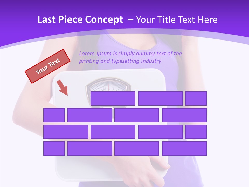 Floor Vitamins Fit PowerPoint Template