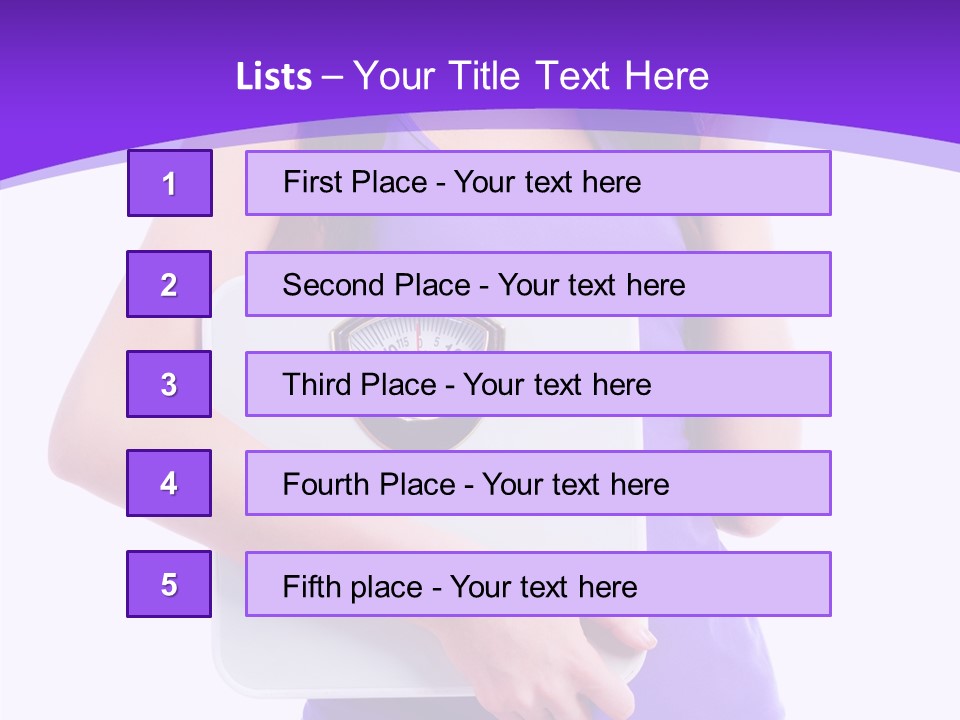Floor Vitamins Fit PowerPoint Template