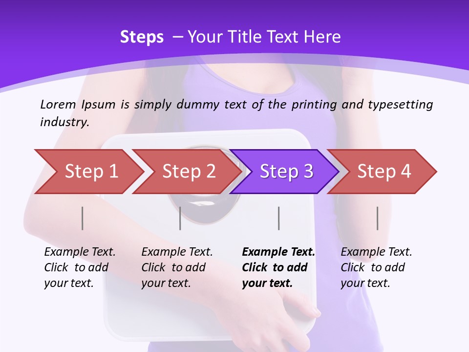 Floor Vitamins Fit PowerPoint Template