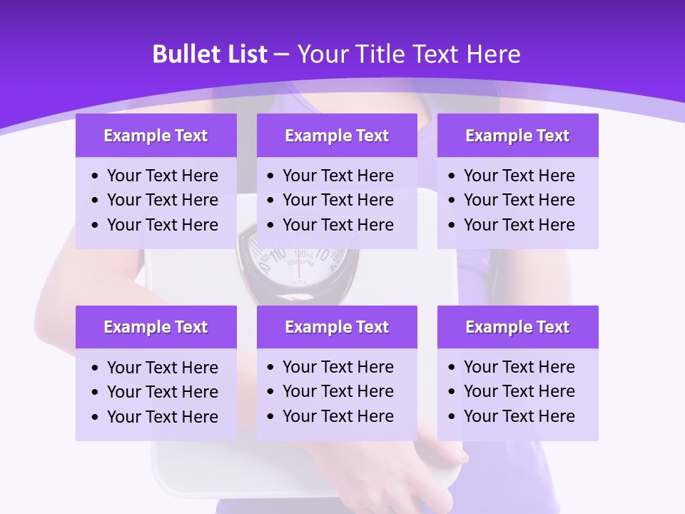 Floor Vitamins Fit PowerPoint Template