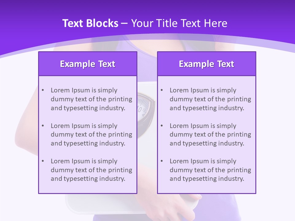 Floor Vitamins Fit PowerPoint Template