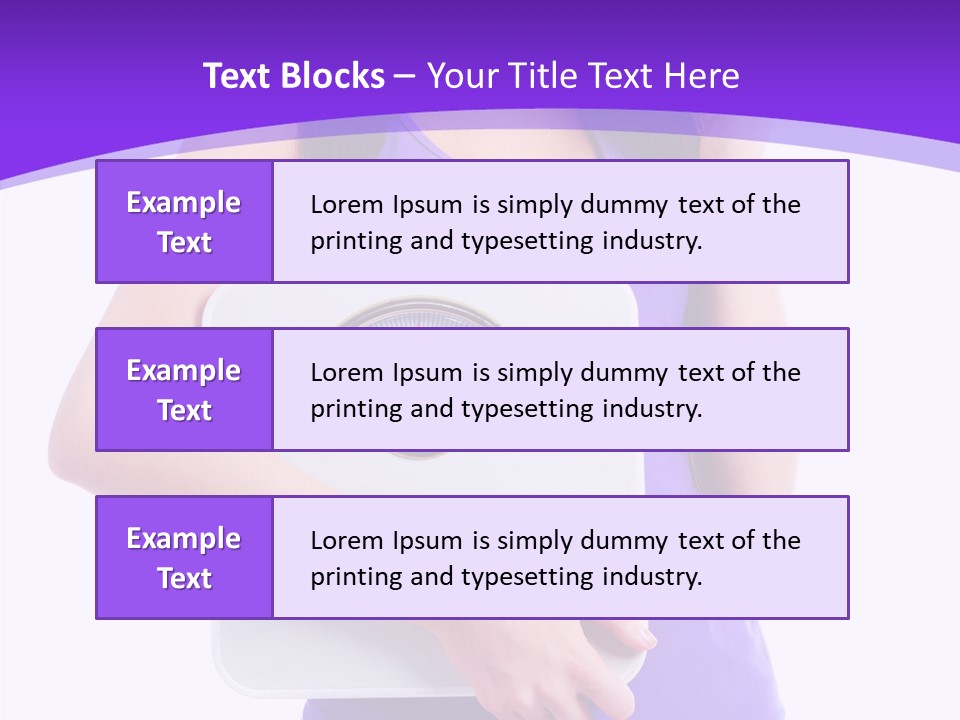 Floor Vitamins Fit PowerPoint Template