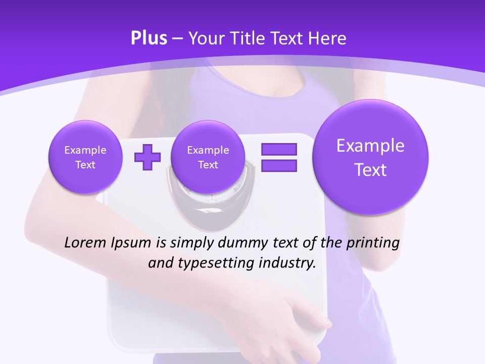 Floor Vitamins Fit PowerPoint Template