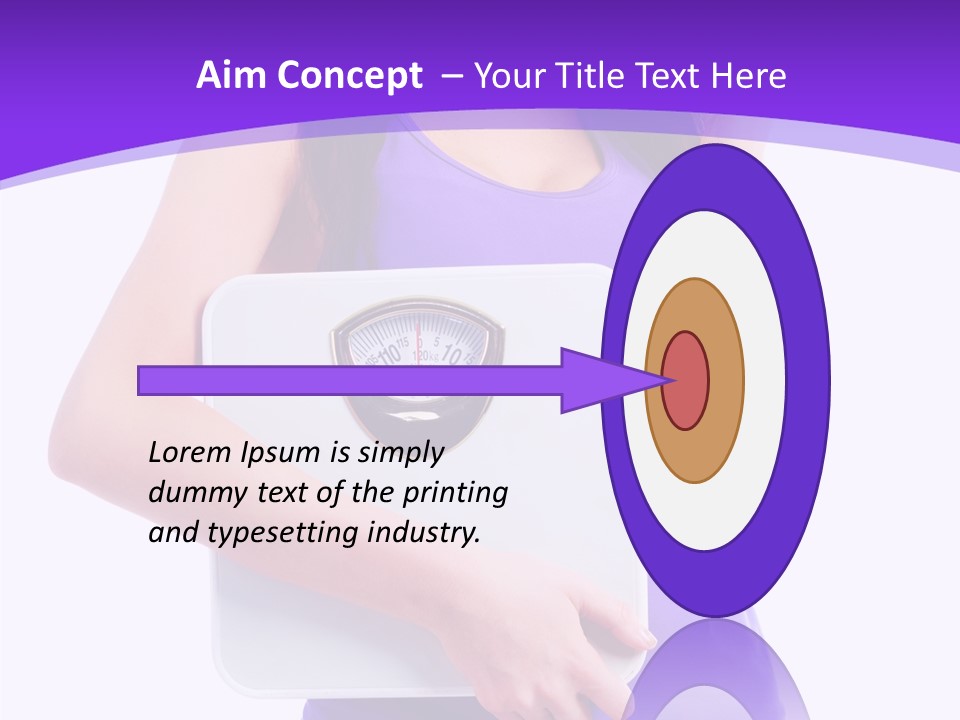 Floor Vitamins Fit PowerPoint Template