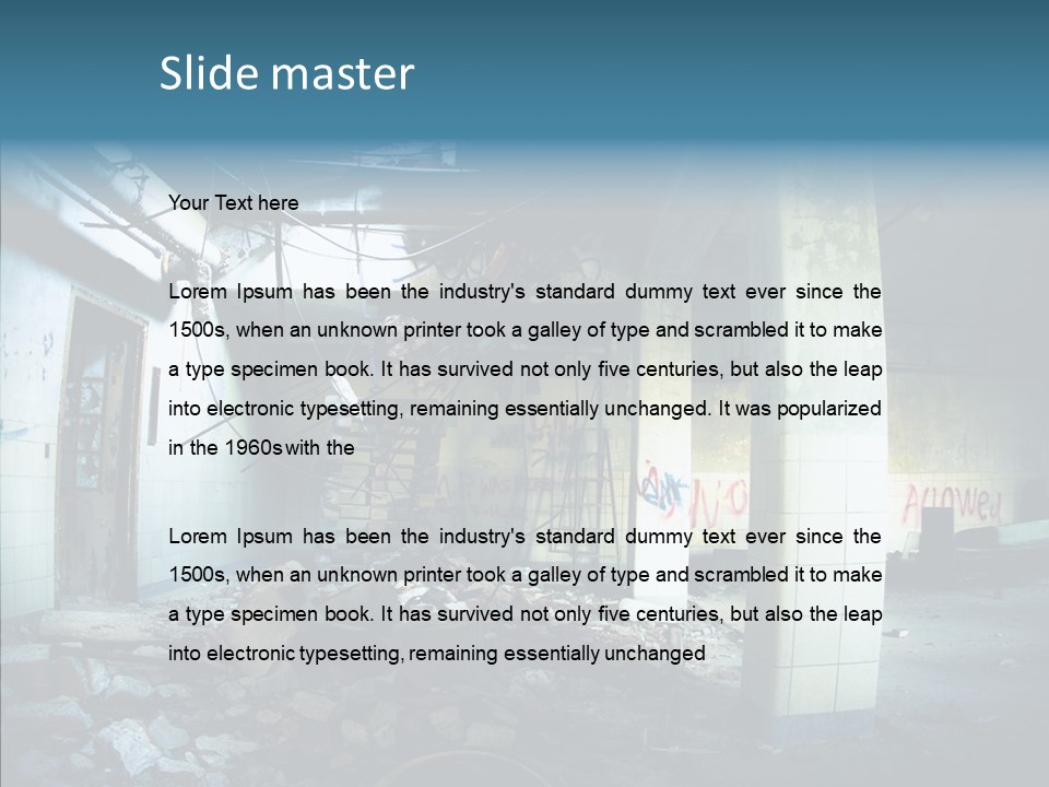 Asylum Urban Grunge PowerPoint Template