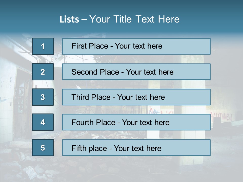 Asylum Urban Grunge PowerPoint Template