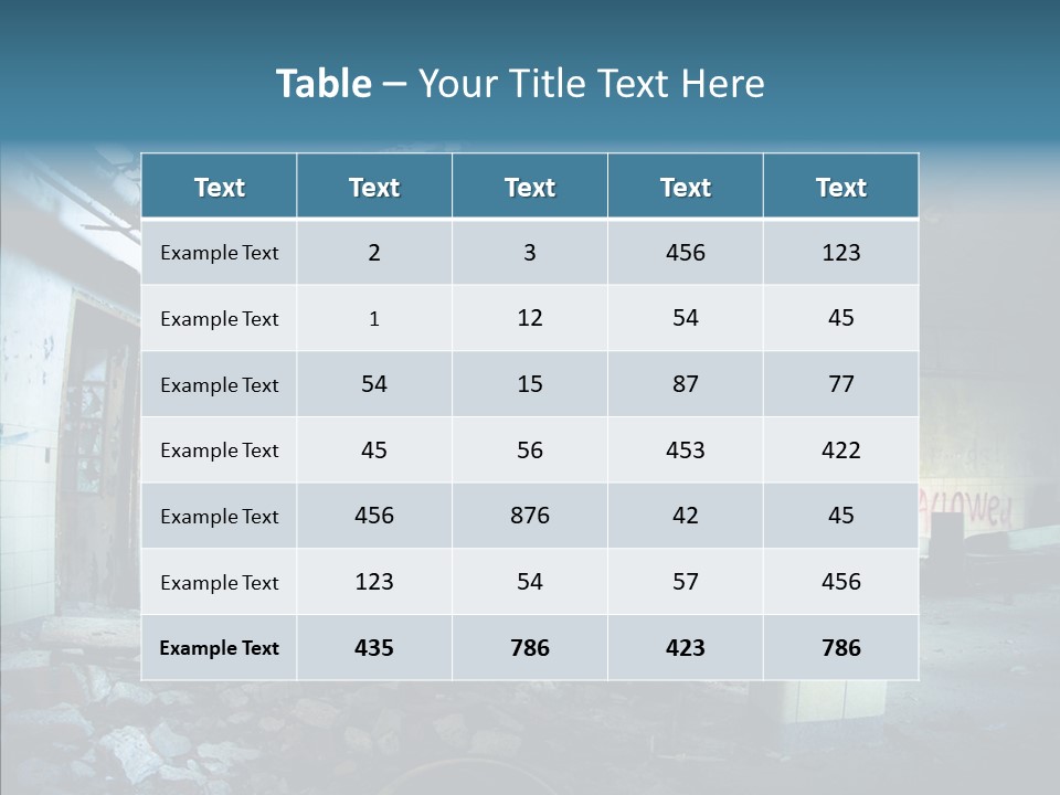 Asylum Urban Grunge PowerPoint Template