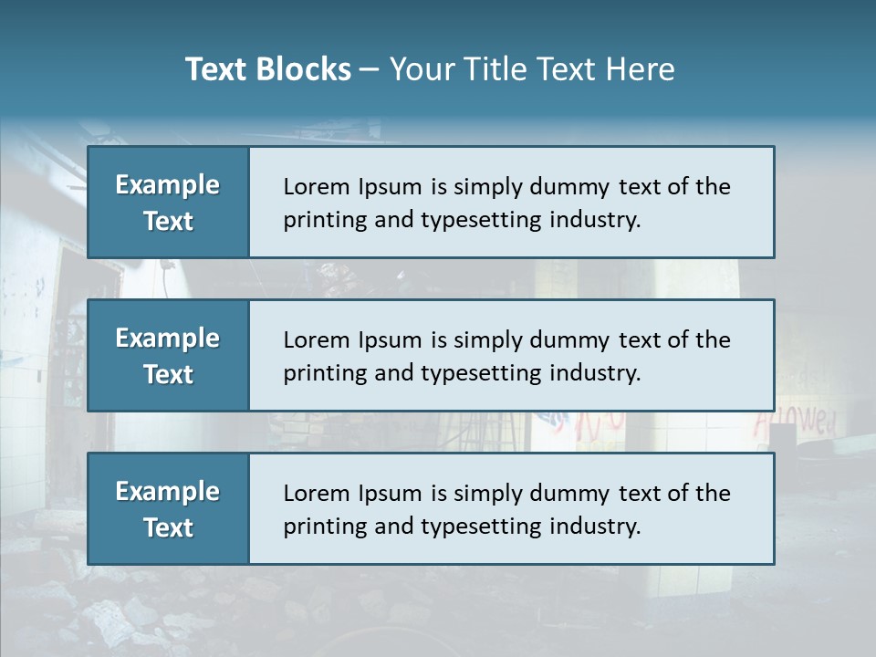 Asylum Urban Grunge PowerPoint Template