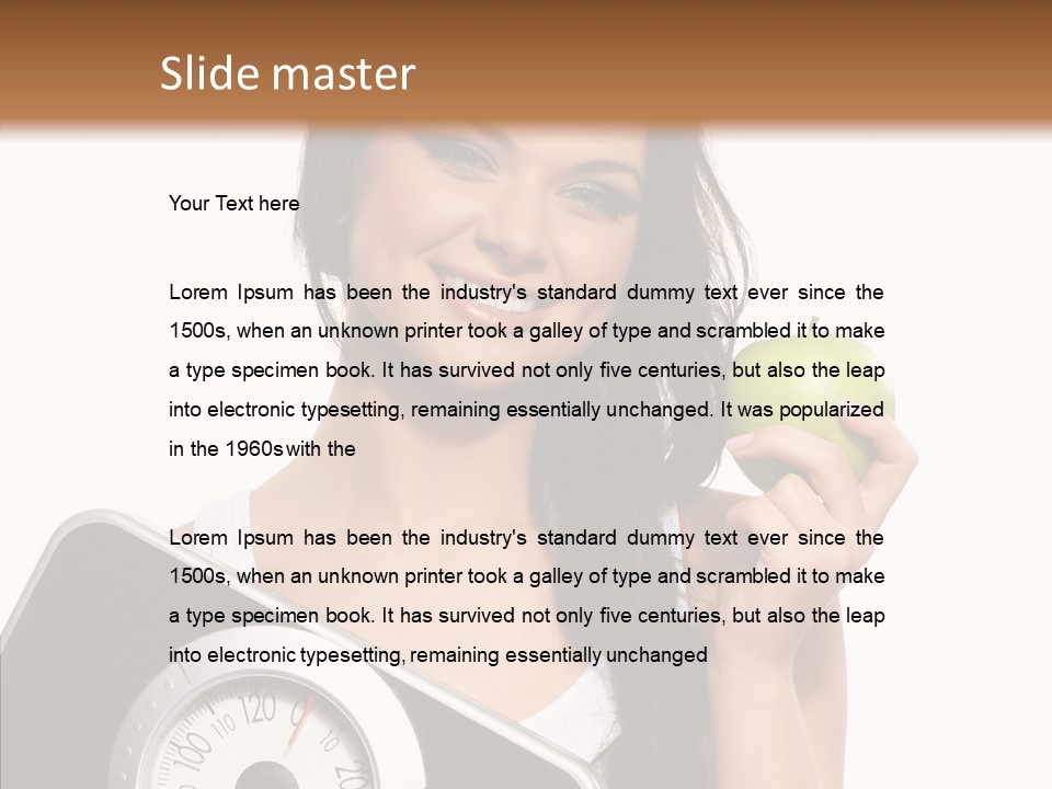Weight Alluring Thin PowerPoint Template