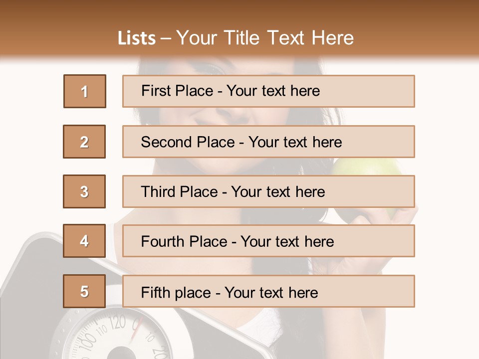 Weight Alluring Thin PowerPoint Template