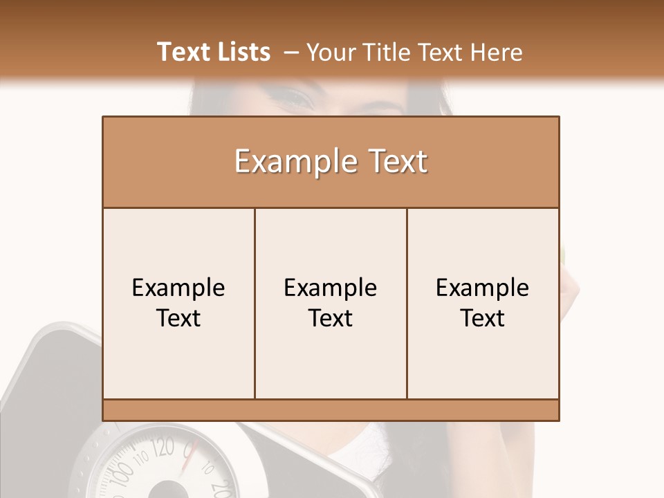 Weight Alluring Thin PowerPoint Template