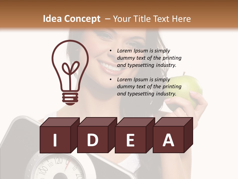 Weight Alluring Thin PowerPoint Template