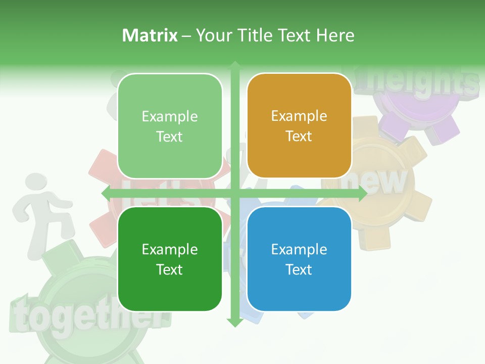 Teamwork Workers Alliance PowerPoint Template