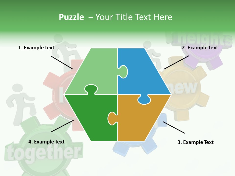 Teamwork Workers Alliance PowerPoint Template